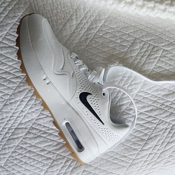 Nike Air Max 1 G Rare Golf white Gum black swoosh women size 9 - Picture 6 of 15